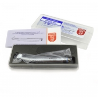 В комплект поставки входит: Стоматологический наконечник НТКСД-300, паспорт изделия, коробка